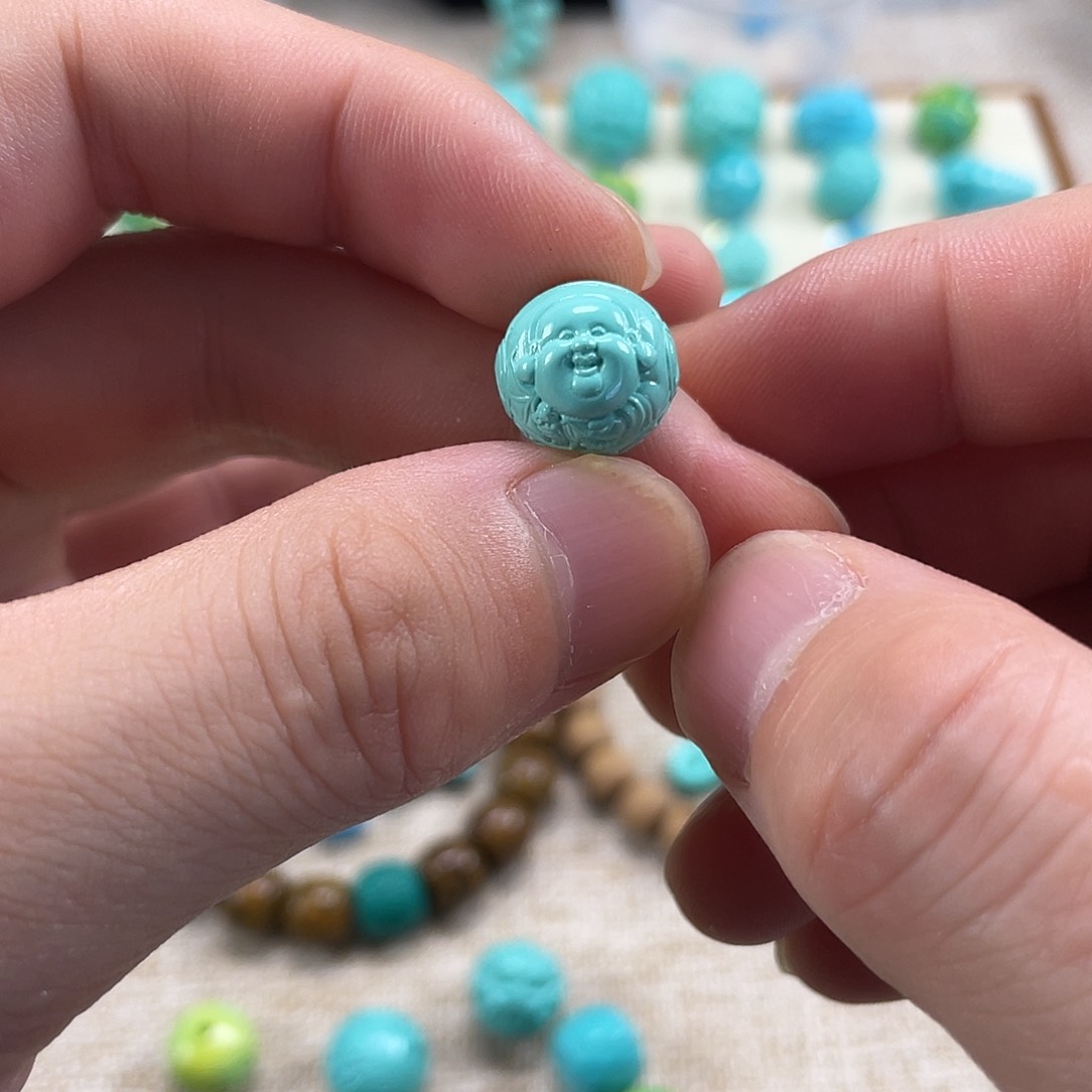 原生态湖北松配饰，直径12