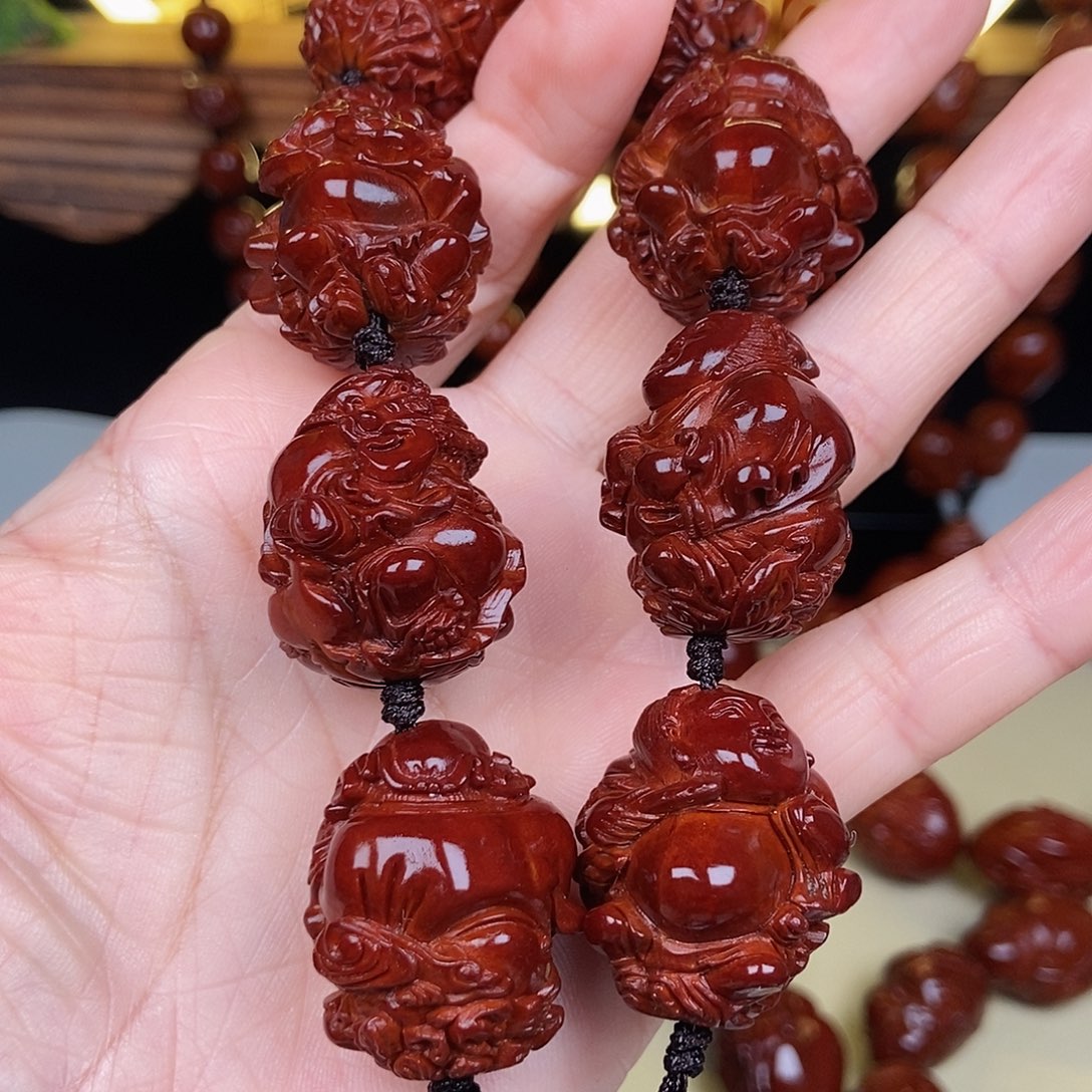 橄榄核吊坠完**生八仙过海