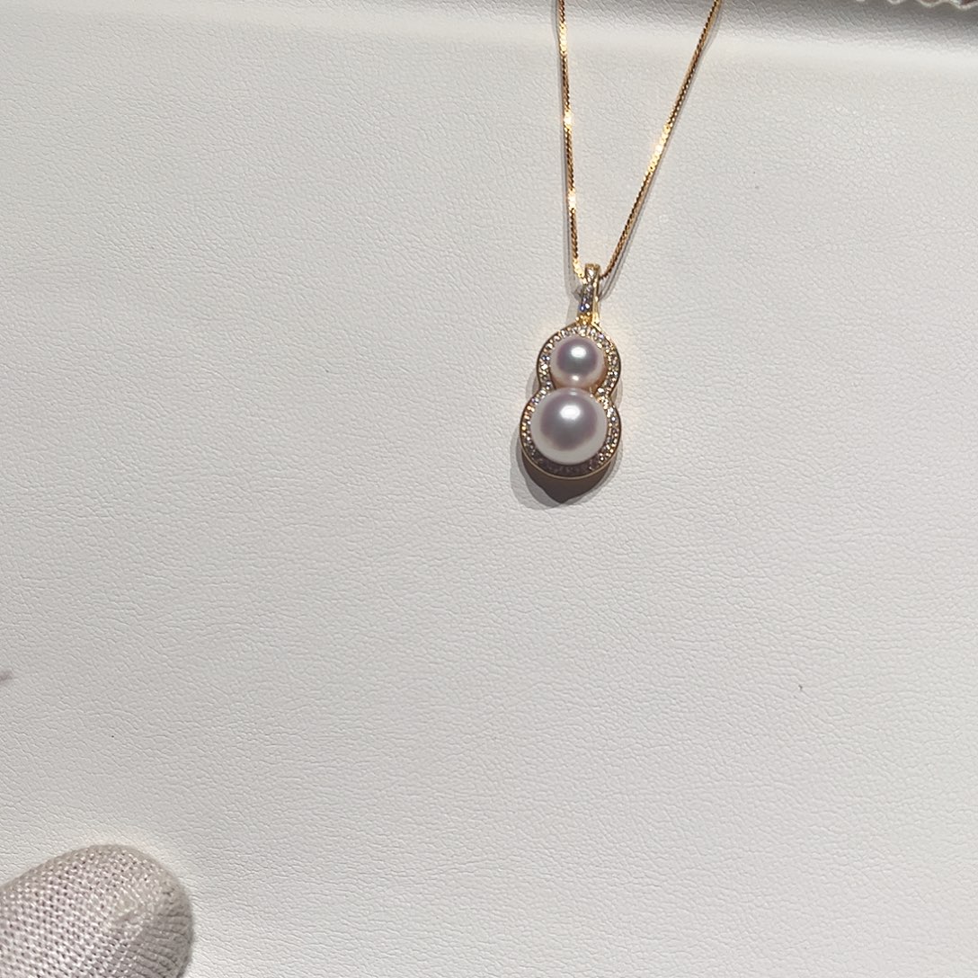 海水珍珠耳饰银S925镶嵌