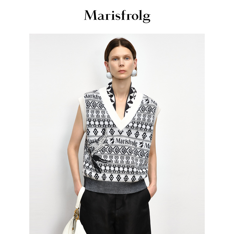 Marisfrolg玛丝菲尔针织衫A1DE3848M