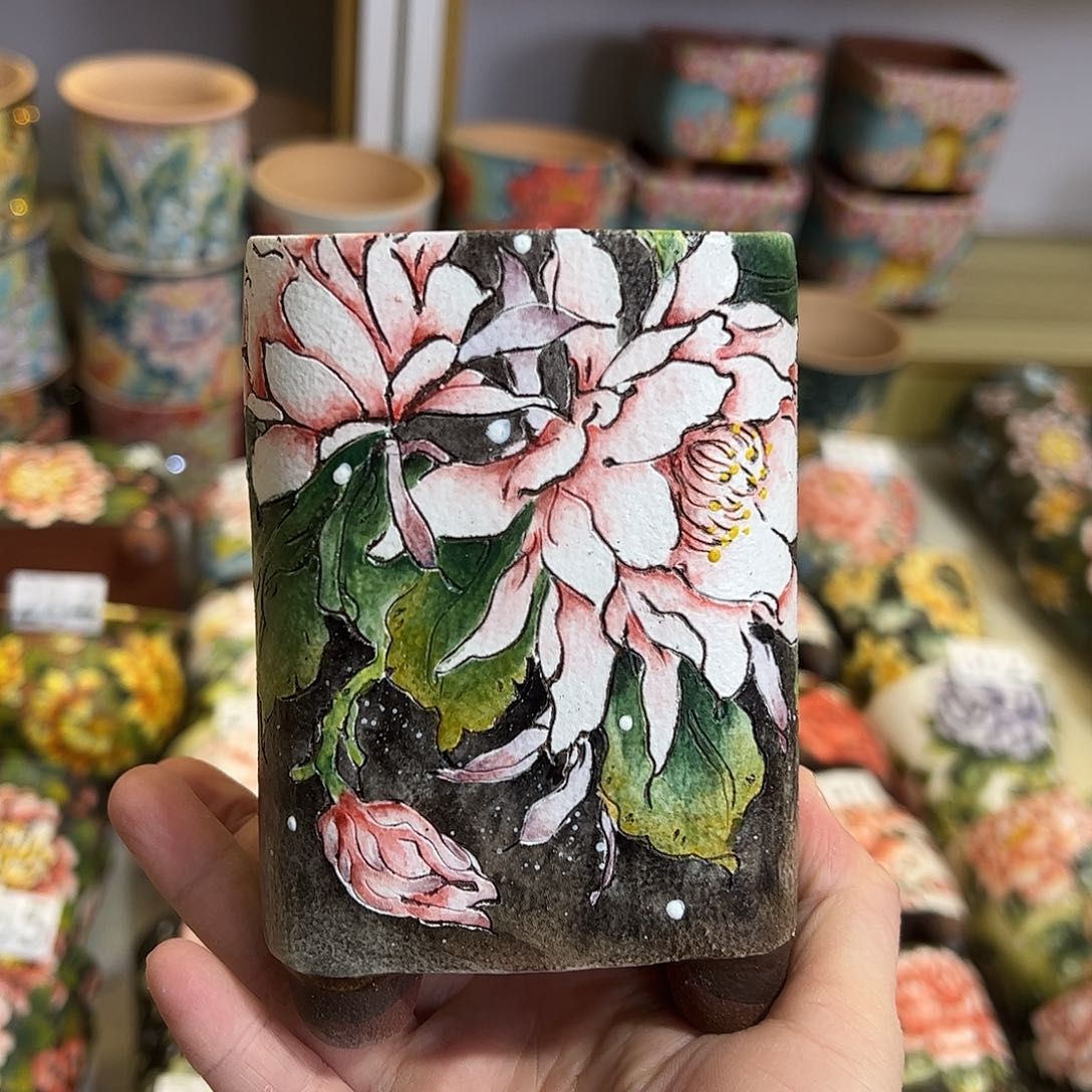 景德镇陶瓷花盆景德镇陶瓷花盆