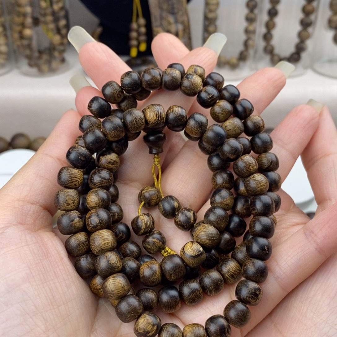 沉香手串逐*者越南芽庄白奇楠