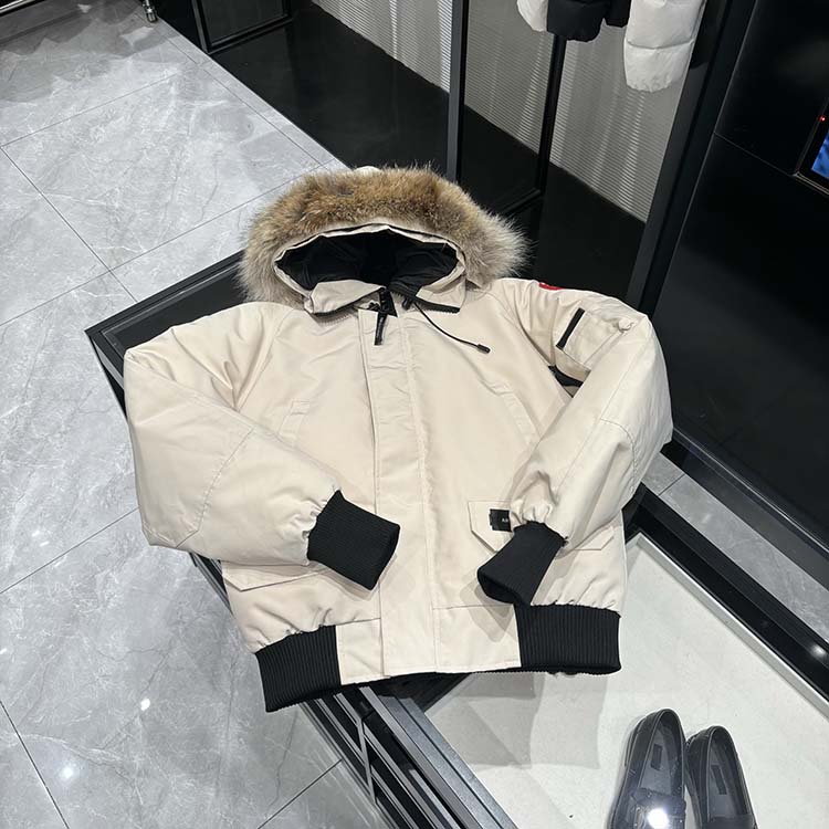 25年秋冬新款 时尚百搭毛领滑雪服连帽短款羽绒服-25196