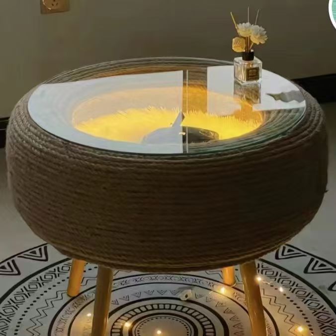 网红轮胎茶几轻奢客厅家用创意成品支持来图定制