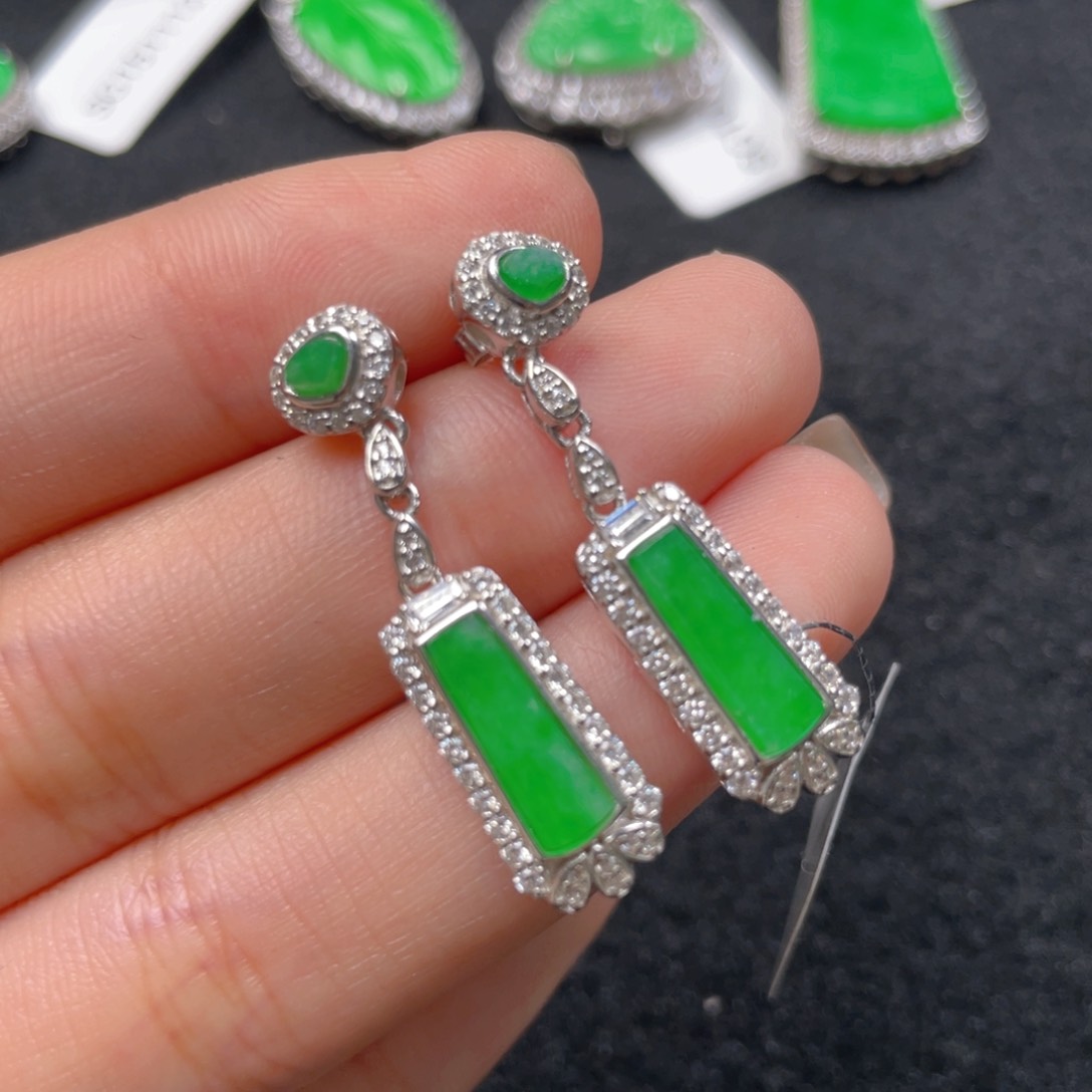 翡翠颈饰银S925镶嵌b j j n n