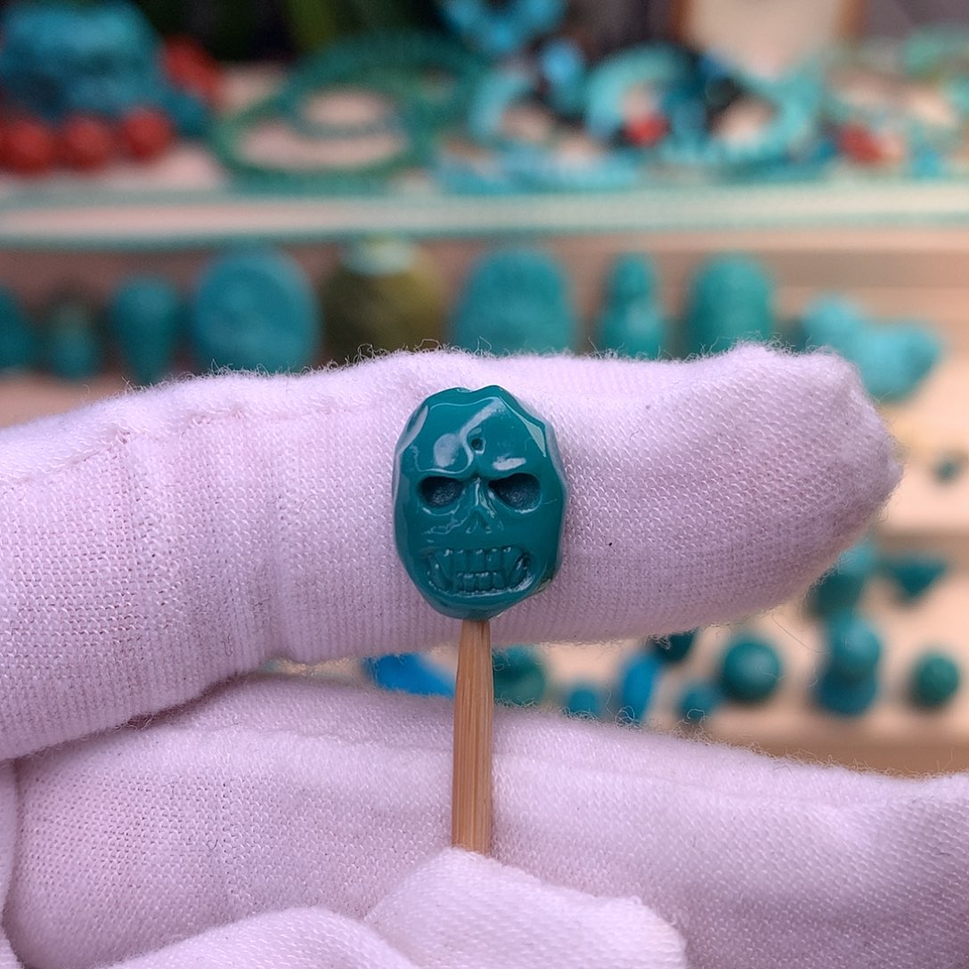 绿松石珠宝半成品未镶嵌