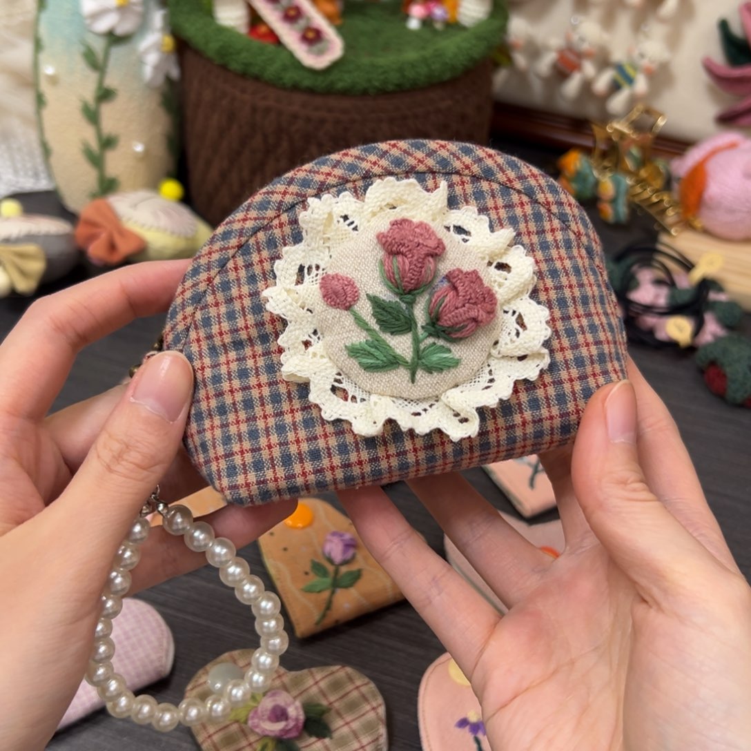 塑料钩织刺绣手工包包玩偶居家用品