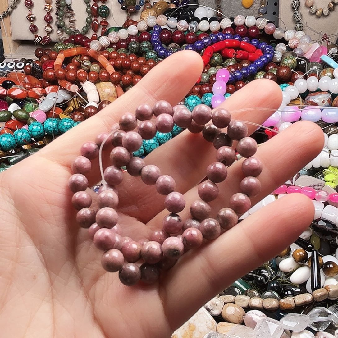 玛瑙/玉髓未镶嵌珠宝半成品粉蔷薇