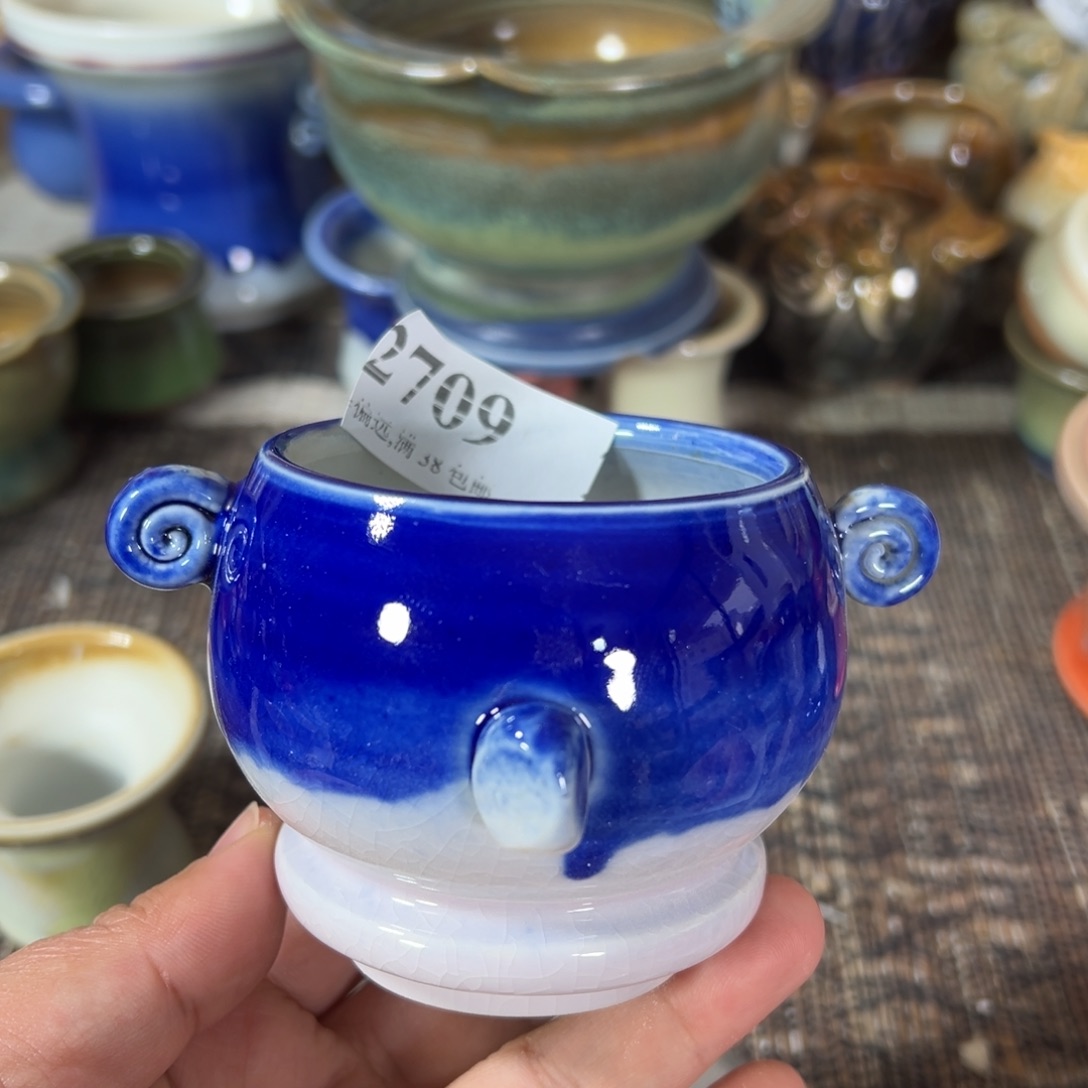 红陶景德镇手工花盆