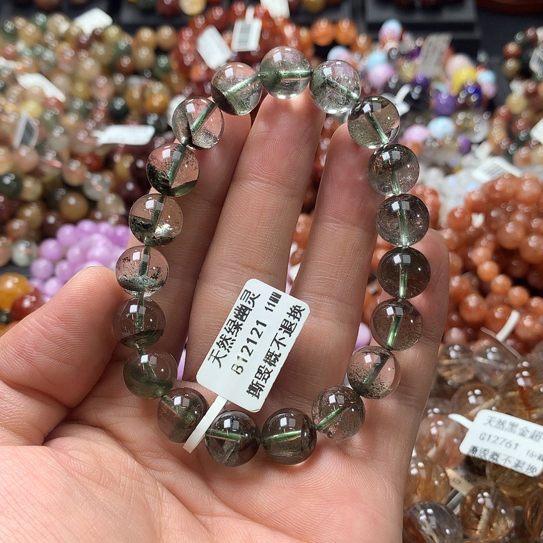 水晶手链未镶嵌，，