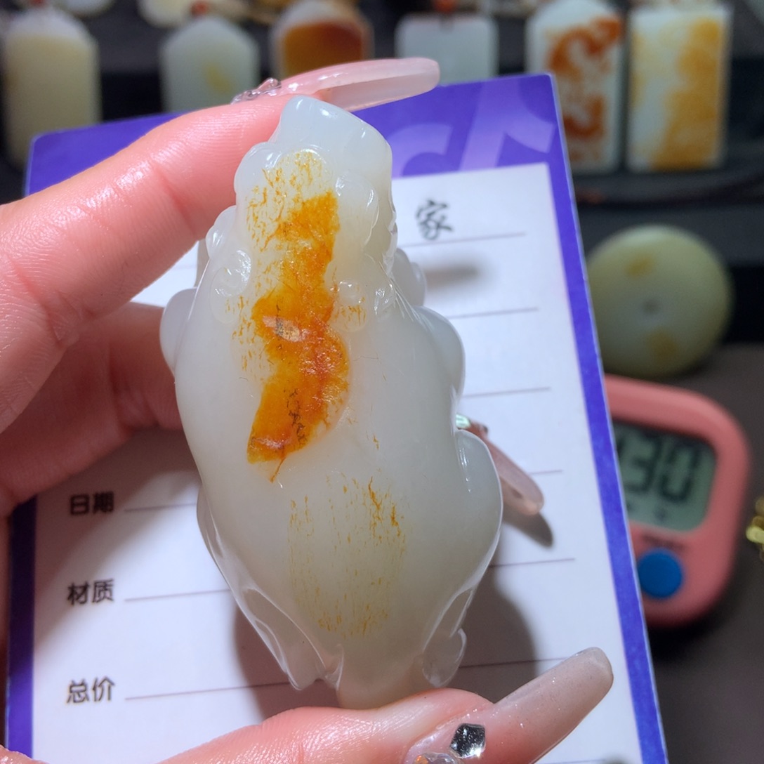 和田玉挂件未镶嵌千*马