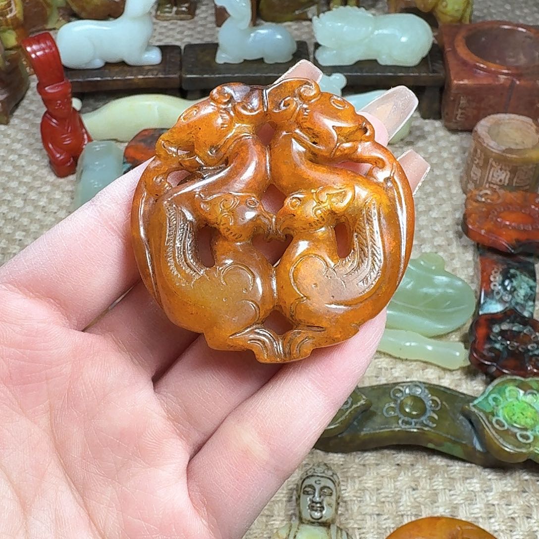 白玉菩提吊坠挂件