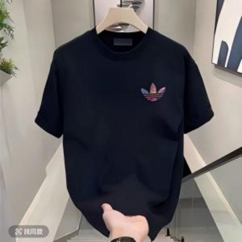 2025新款夏季男女 同款小清新圆领短袖194