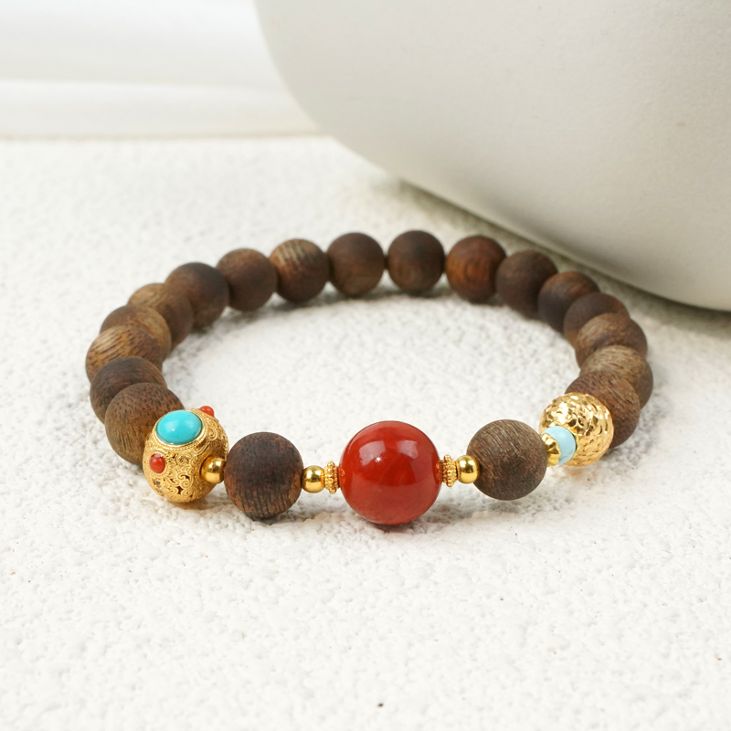 沉香【才运开路】沉香手串（天然珠宝多样性发其一）