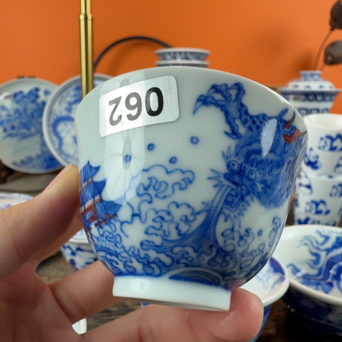 路***3瓷片景德镇手绘青花瓷器062