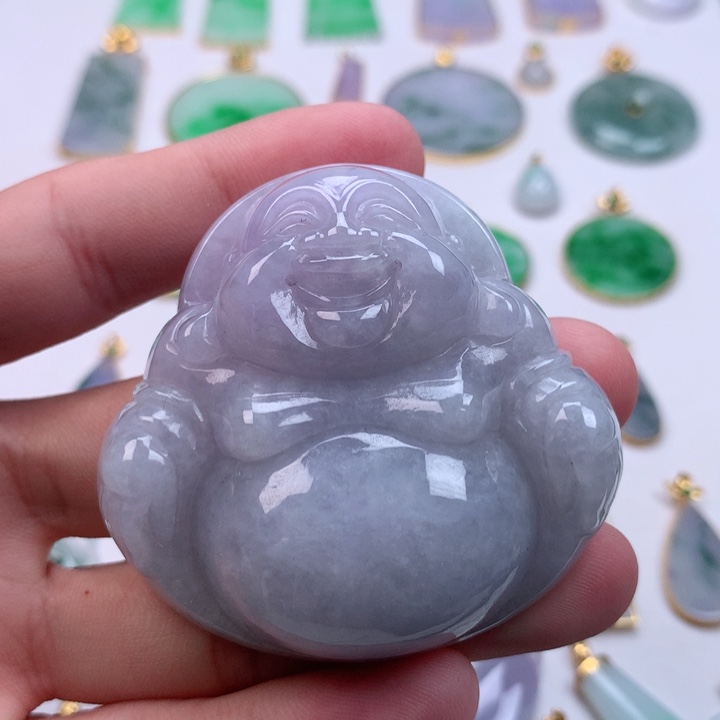 翡翠颈饰未镶嵌天然翡翠A货