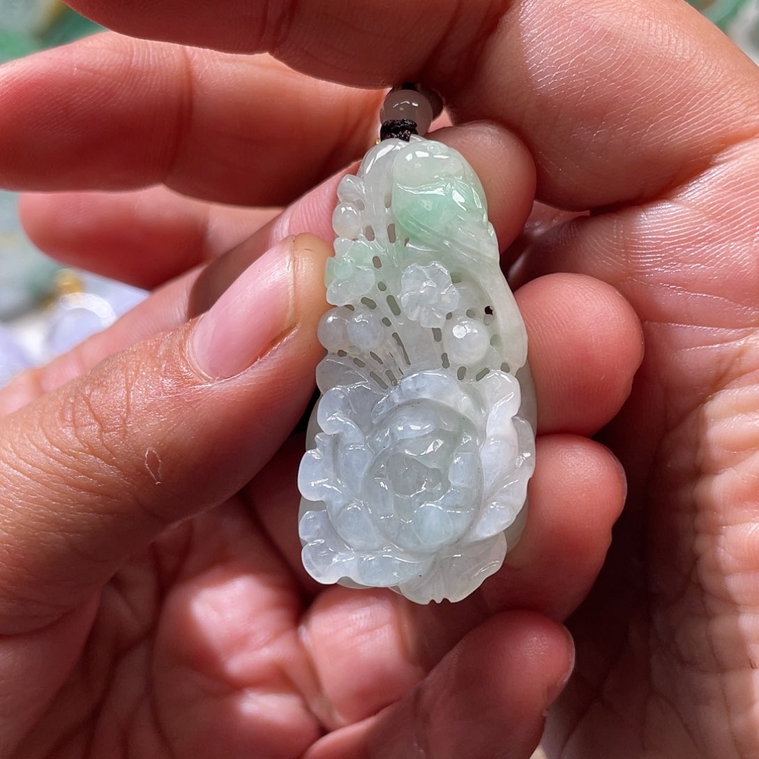 颈饰未镶嵌翡翠翡玉缘翡翠