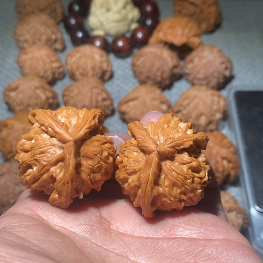 吊坠文玩核桃羊头奔 