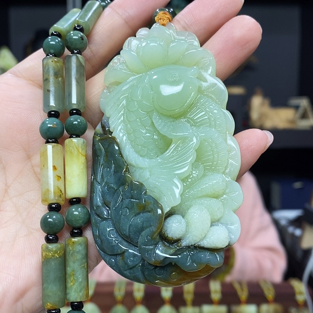 岫玉挂件吊坠未镶嵌