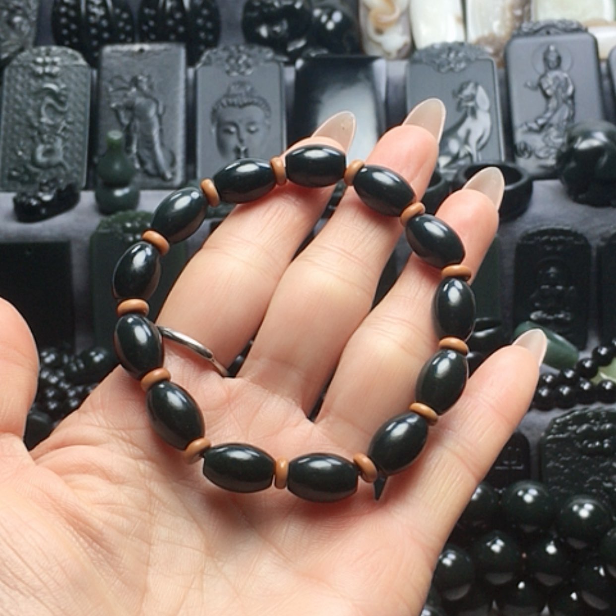 【闪购商品】和田玉手串未镶嵌