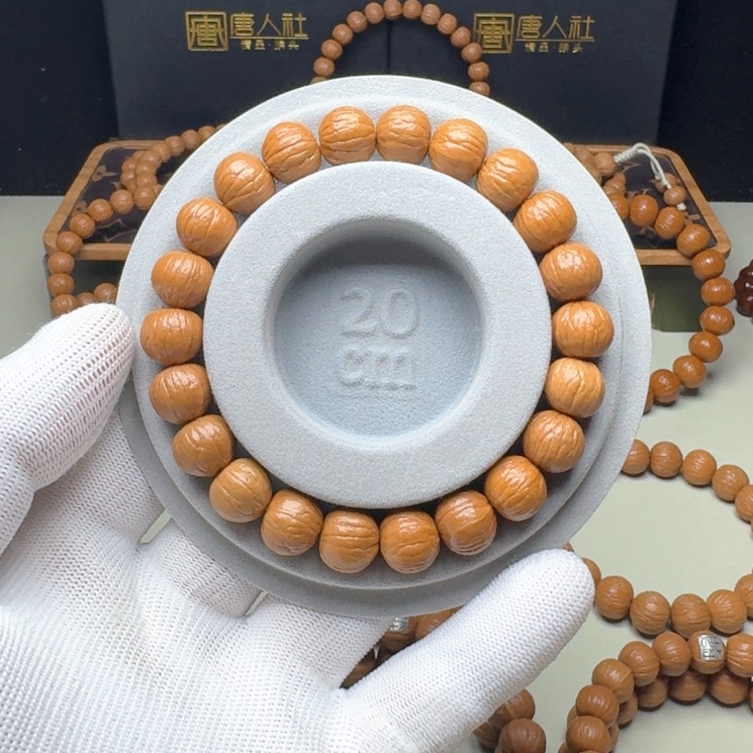 猴头核桃手串12中同尺南瓜，桩高误差0.3