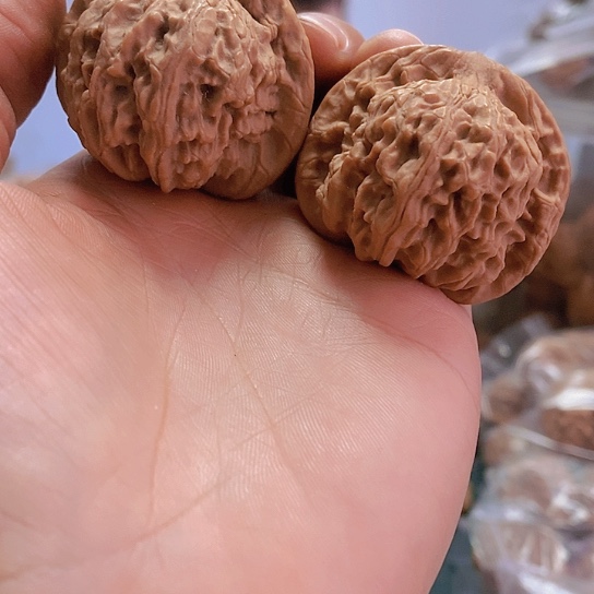 【闪购商品】把件文玩核桃43红狮子小众