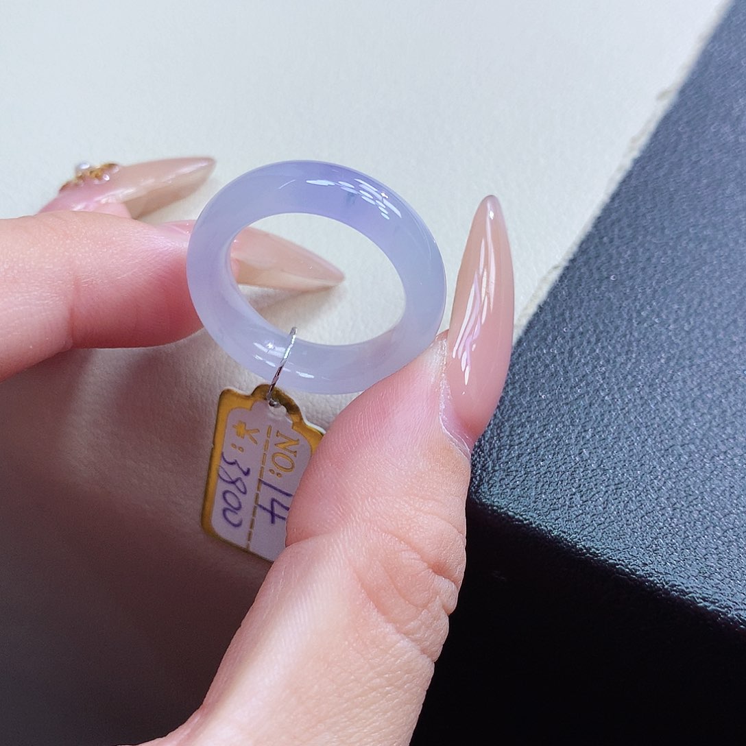 未镶嵌戒指翡翠14号