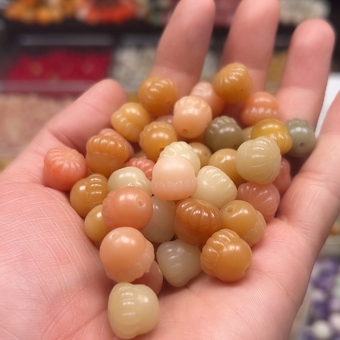 手串菩提根/象牙果25颗马卡龙松果