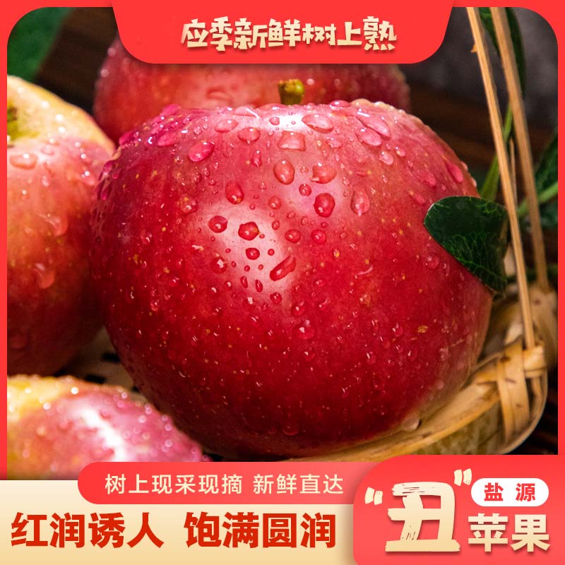 四川高山丑苹果产地直发清甜可口脆带溏心