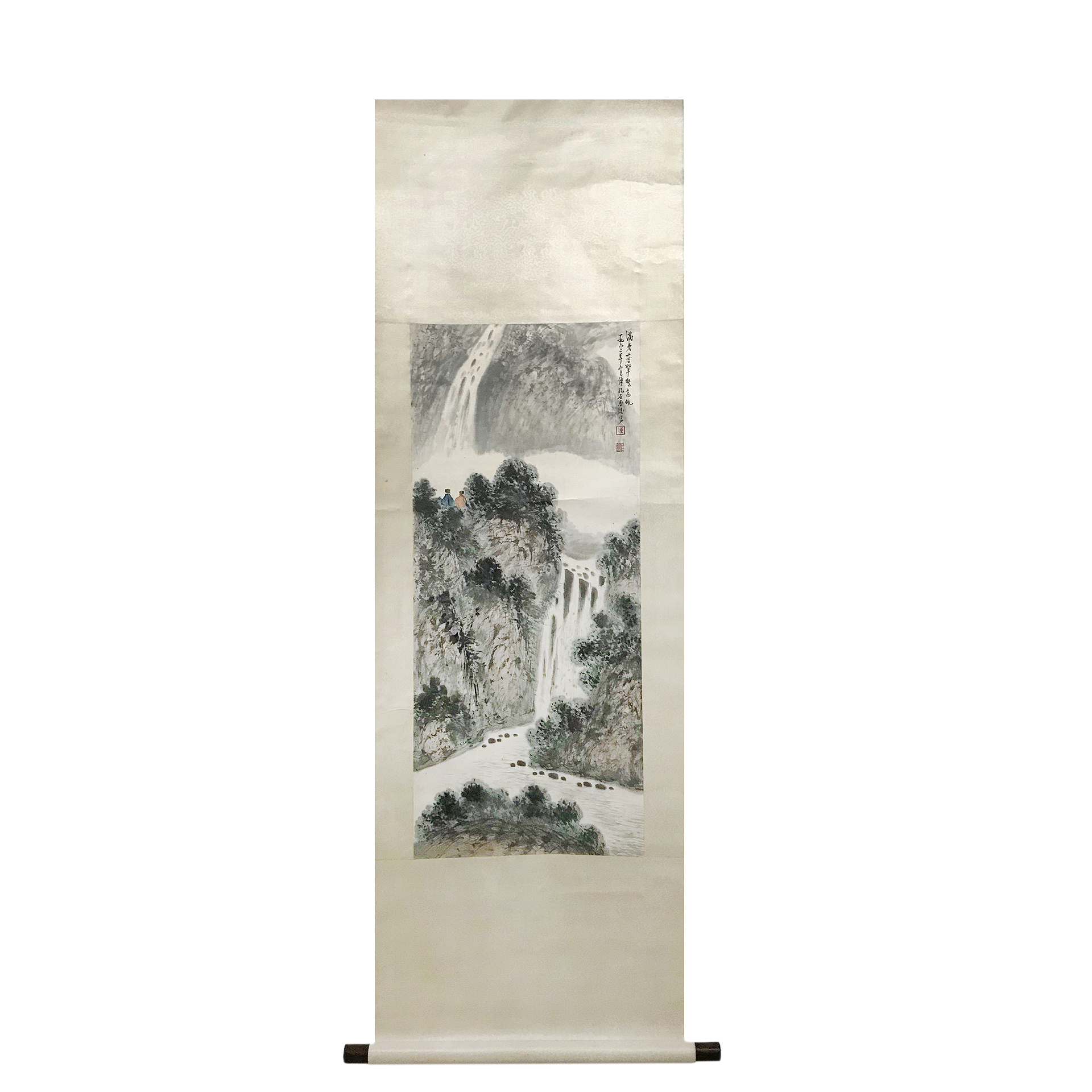 lot24 【满身苍翠惊高风】 99*42cm  3.7平方尺 立轴