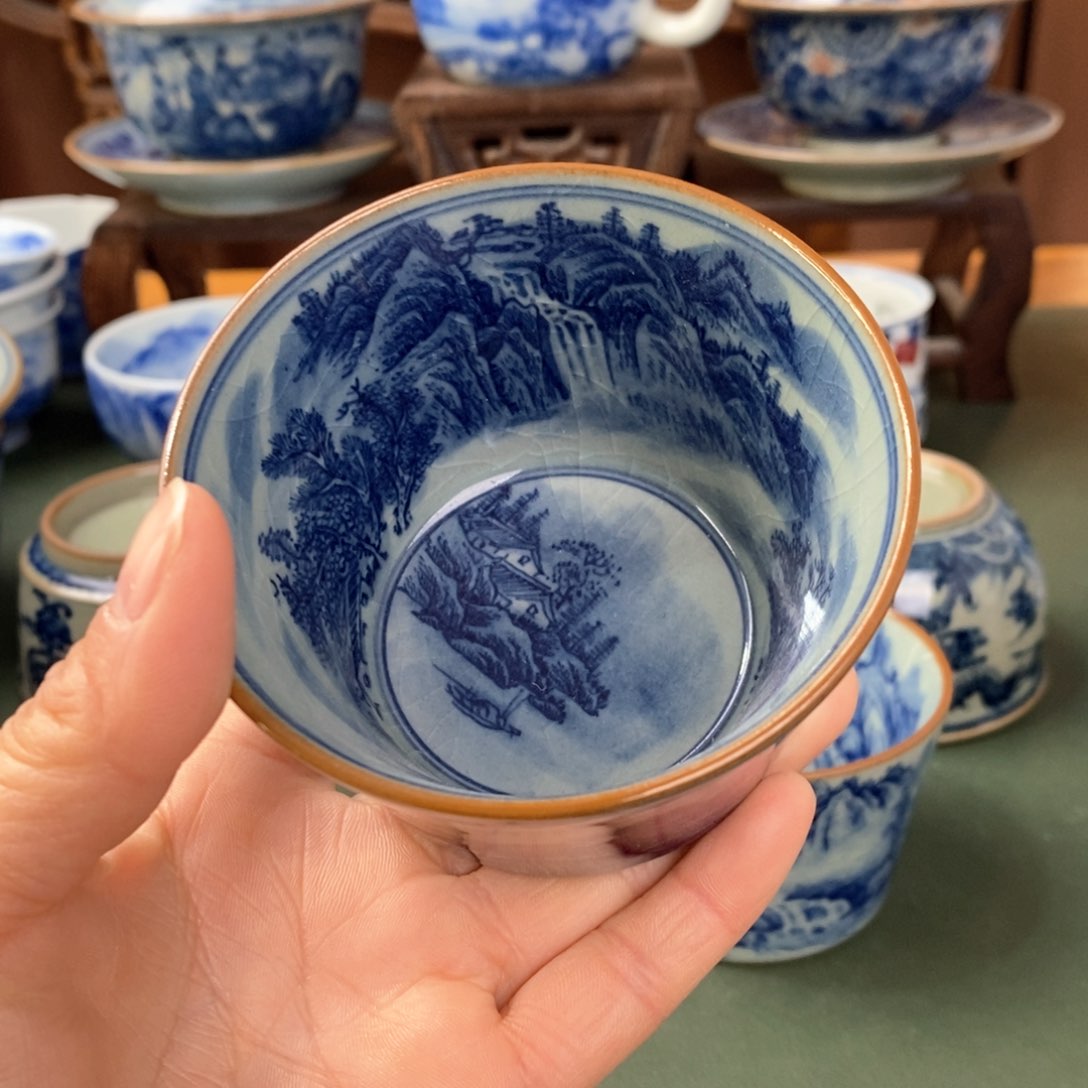 杯木*?景德镇陶瓷手工手绘