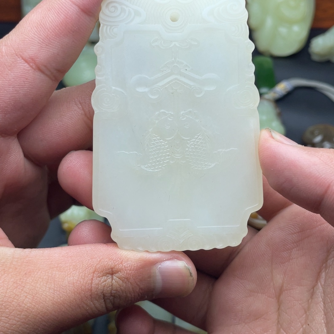 和田玉（糖玉）颈饰未镶嵌