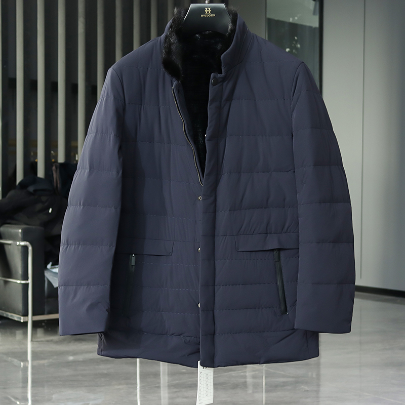 秋冬外穿加绒舒适保暖棉服外套7187