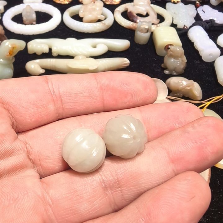 喜***逢玛瑙/玉髓合金挂件