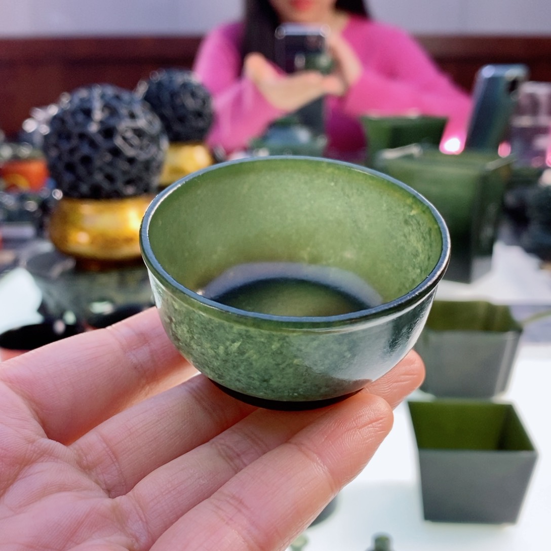 和田玉（青玉）摆件未镶嵌