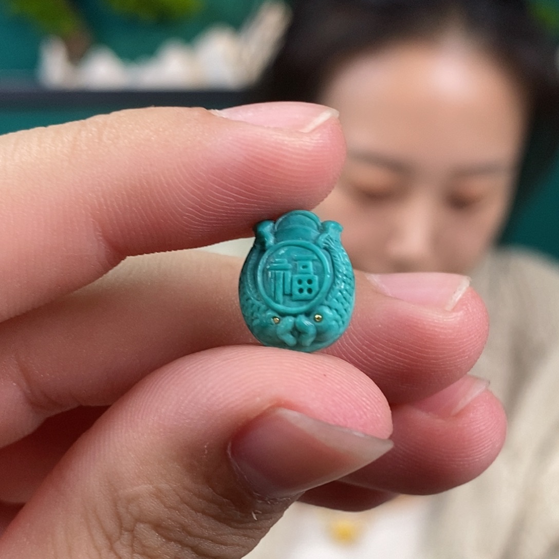 绿松石珠宝奇石未镶嵌