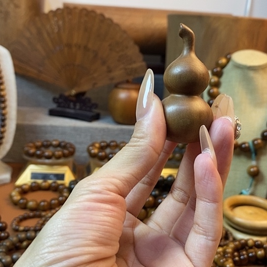 老山檀香黑肉葫芦挂件