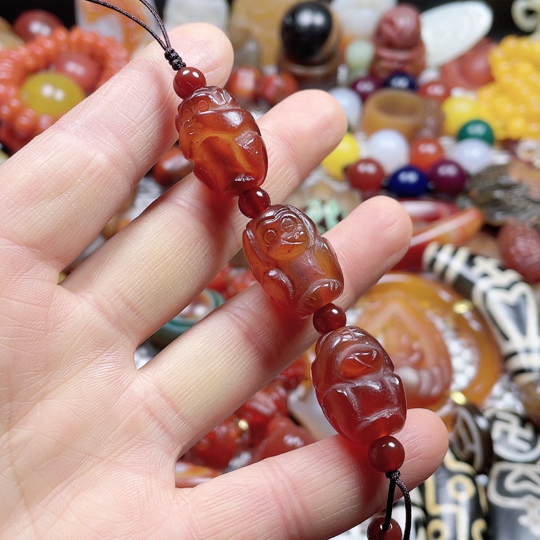 玛瑙/玉髓挂件未镶嵌