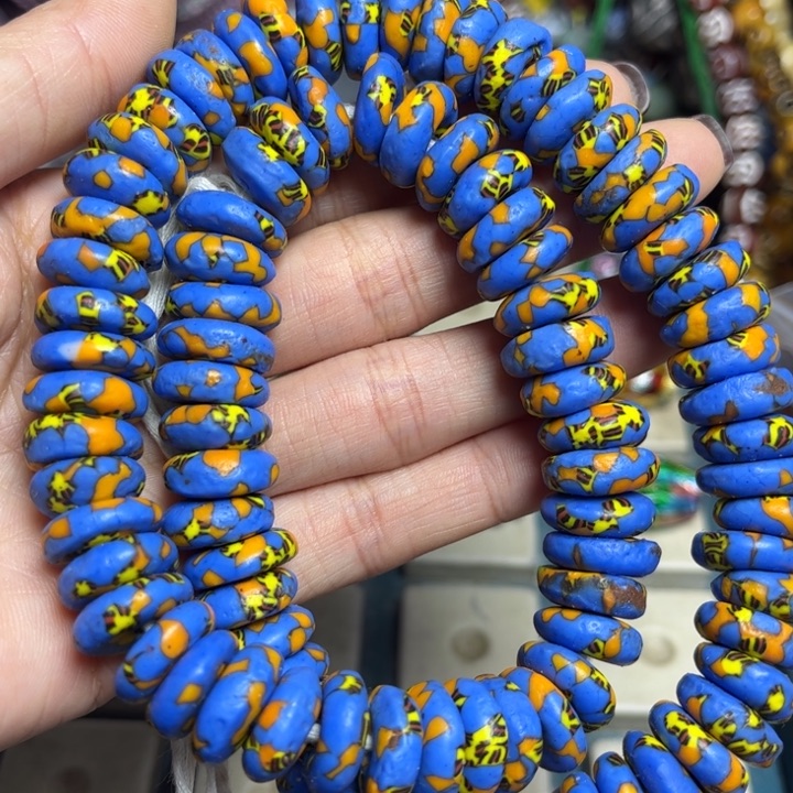 玻璃颈饰2237甜甜圈半条