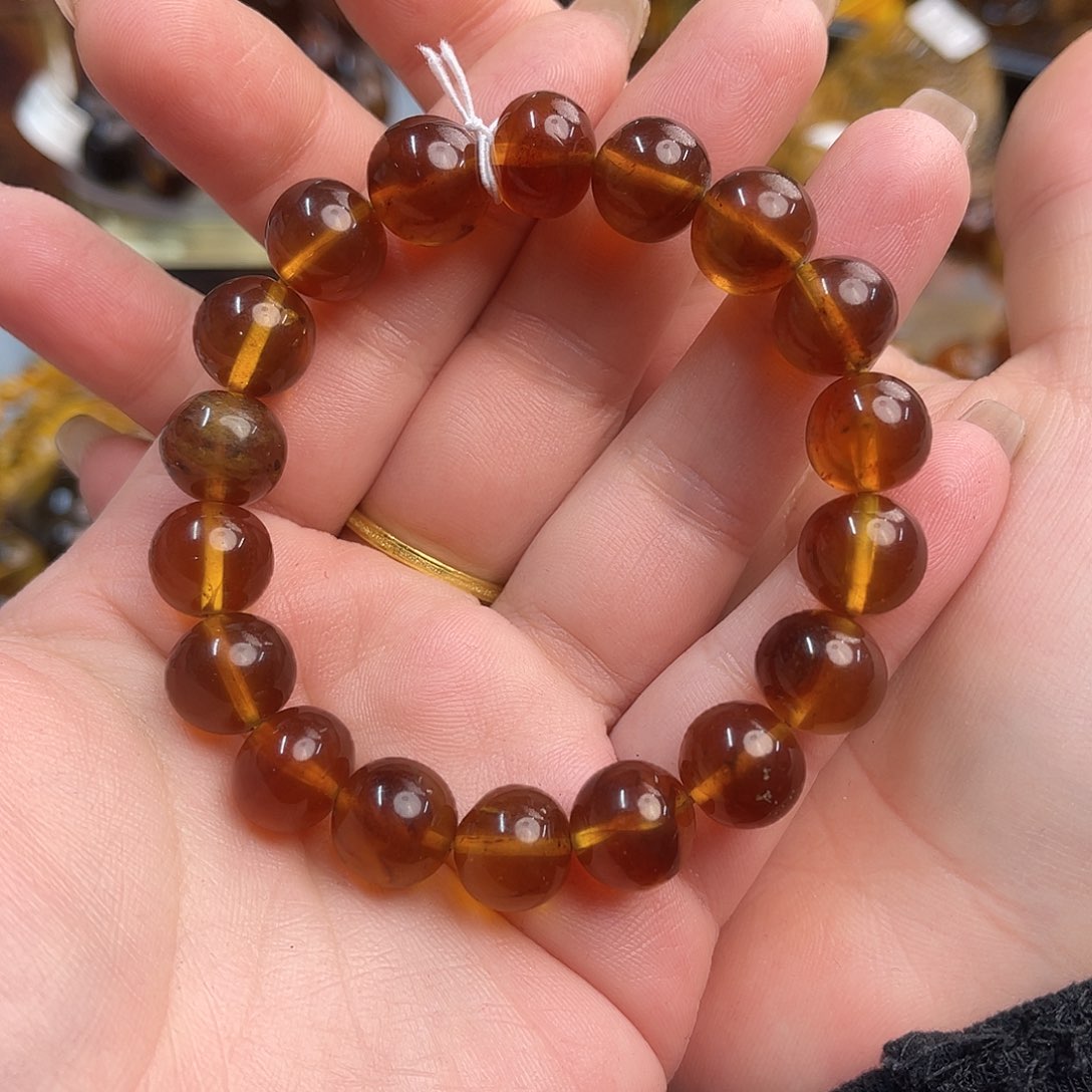 琥珀吊坠(不含链)未镶嵌缅甸琥珀血珀12m