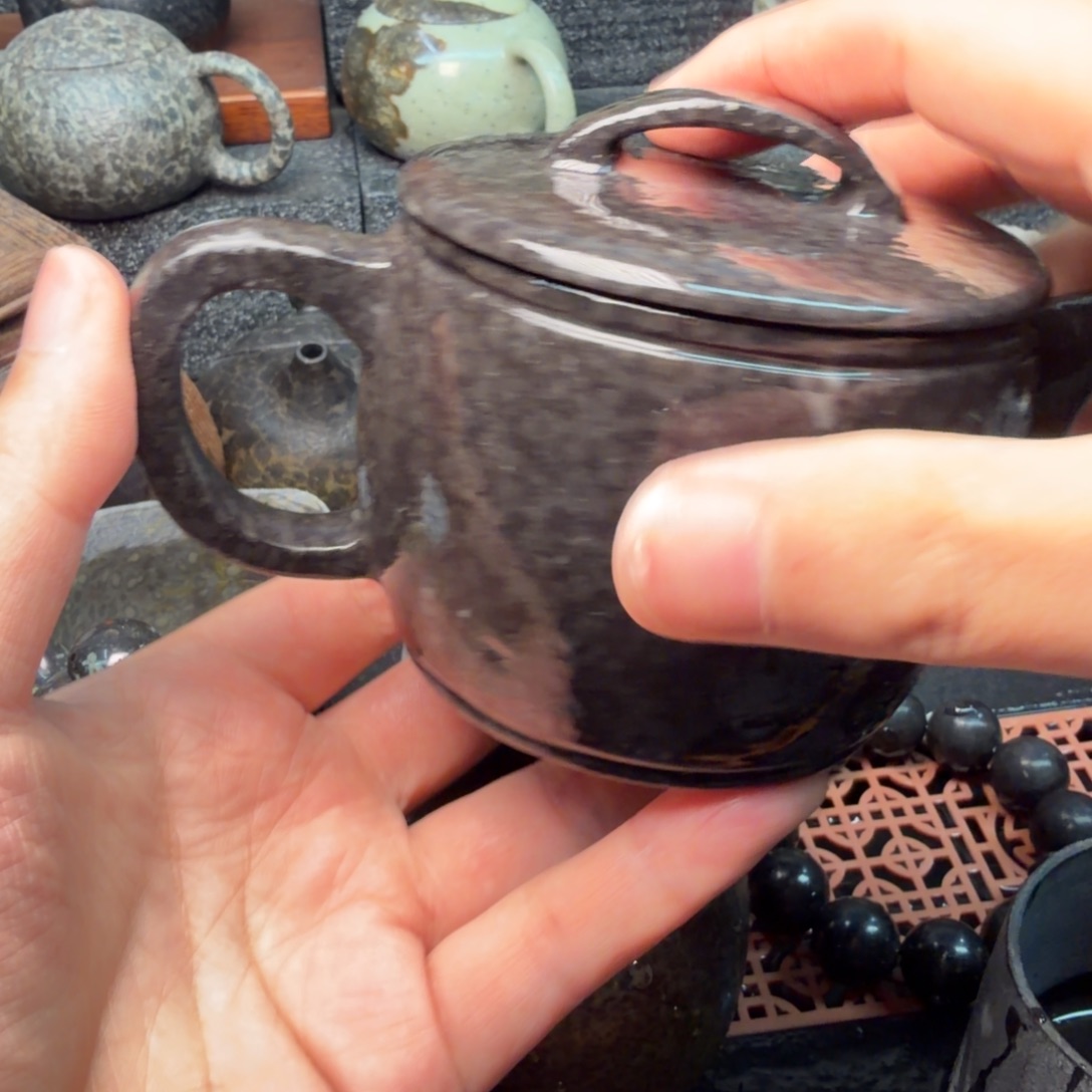 冰碛岩一物一图茶壶