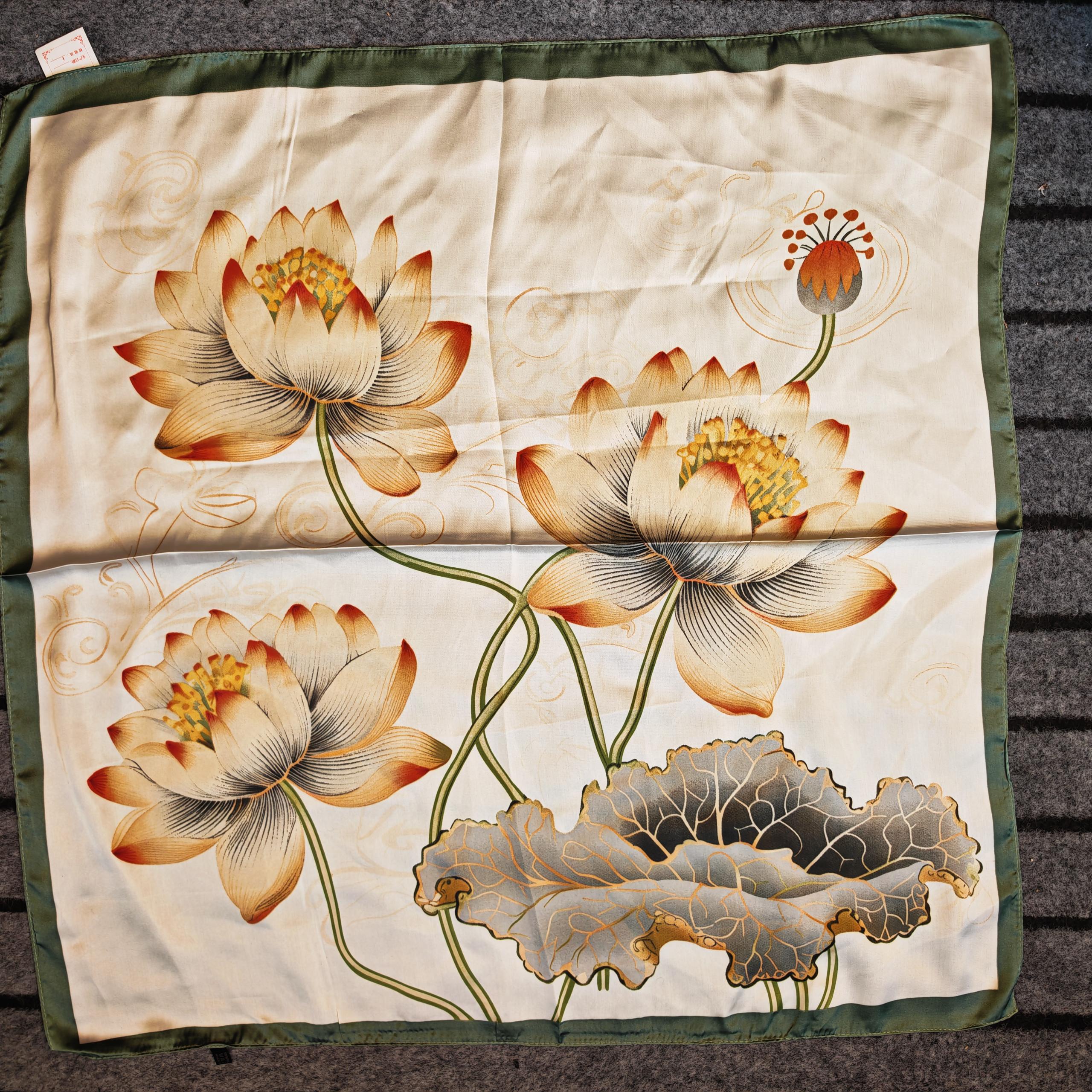 【荷影】70*70左右新款时尚百搭 围巾 （441）