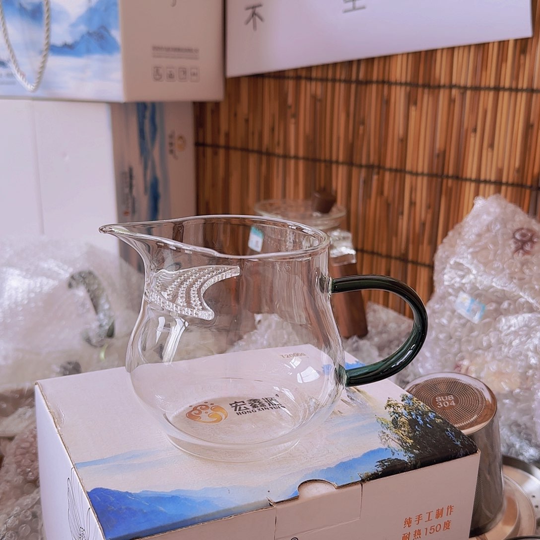 高硼硅玻璃茶水分离款瑕疵L437绿9.6