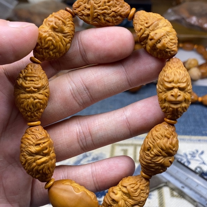 橄榄核手串/手链橄榄核雕工艺手串