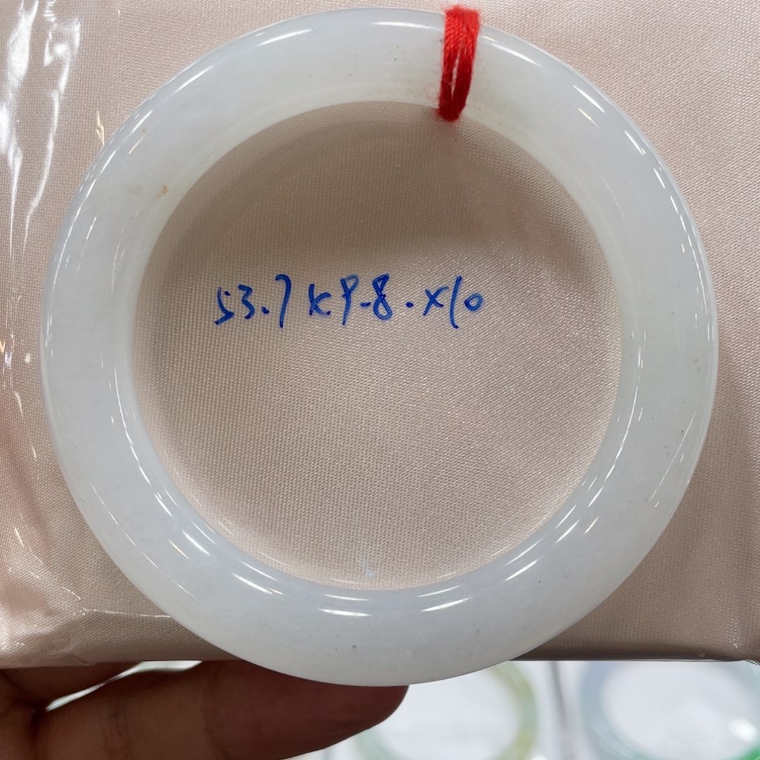 翡翠未镶嵌手镯10号