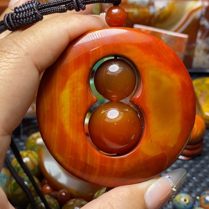 玛瑙/玉髓未镶嵌颈饰