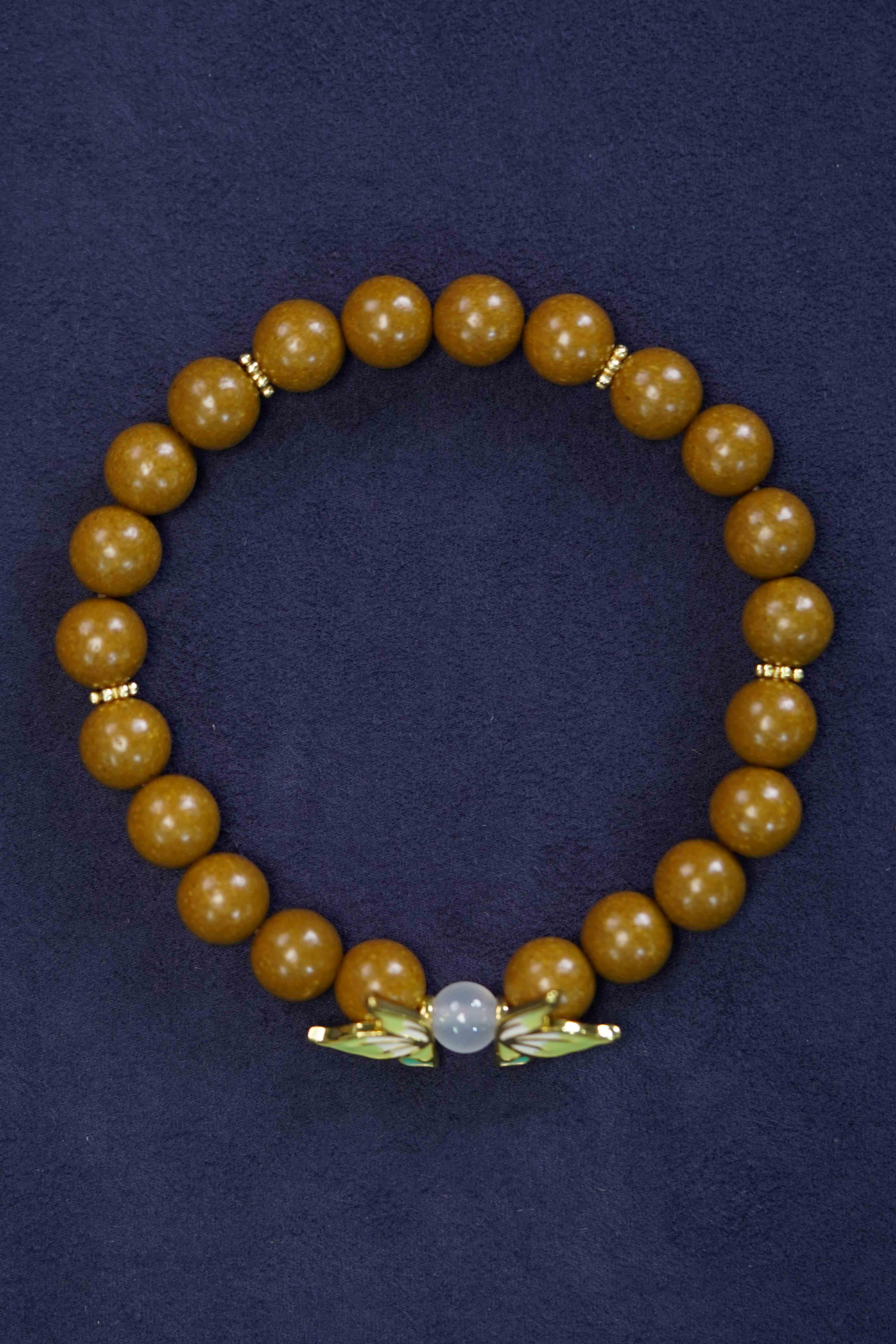 mysf—98栀子花单圈手串 合香珠