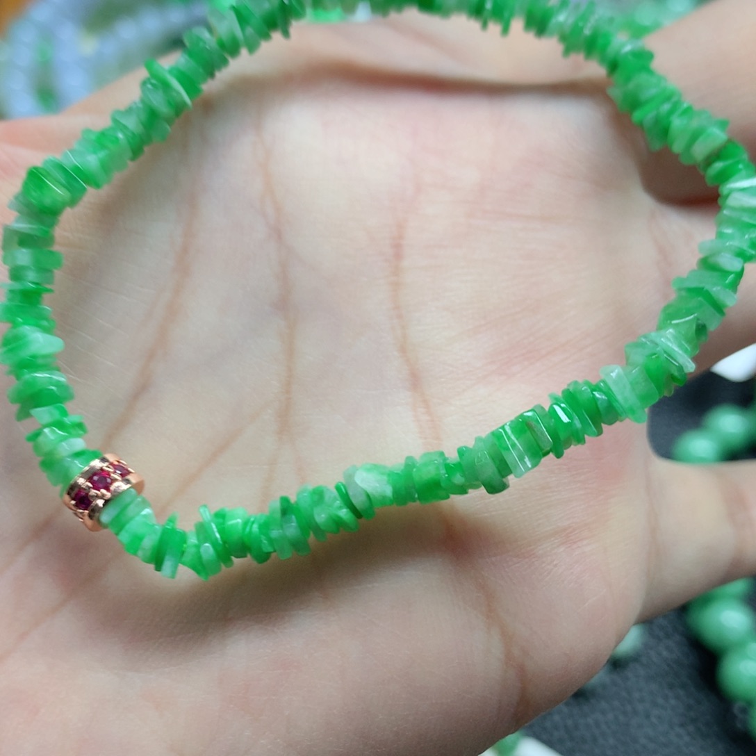 未镶嵌手链翡翠翡翠