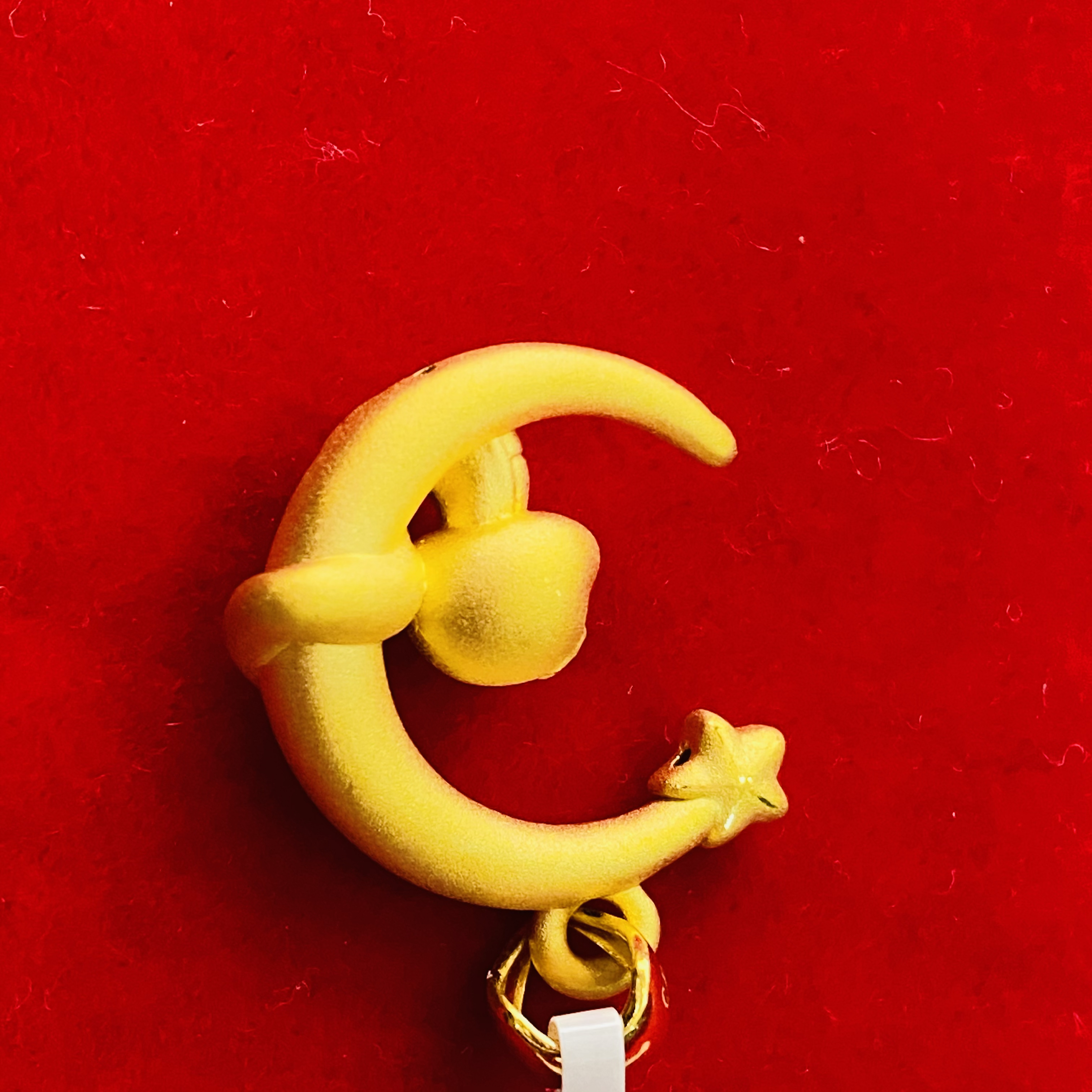 【木木专享】足金999饰品 月亮蛇 ZP 2.15