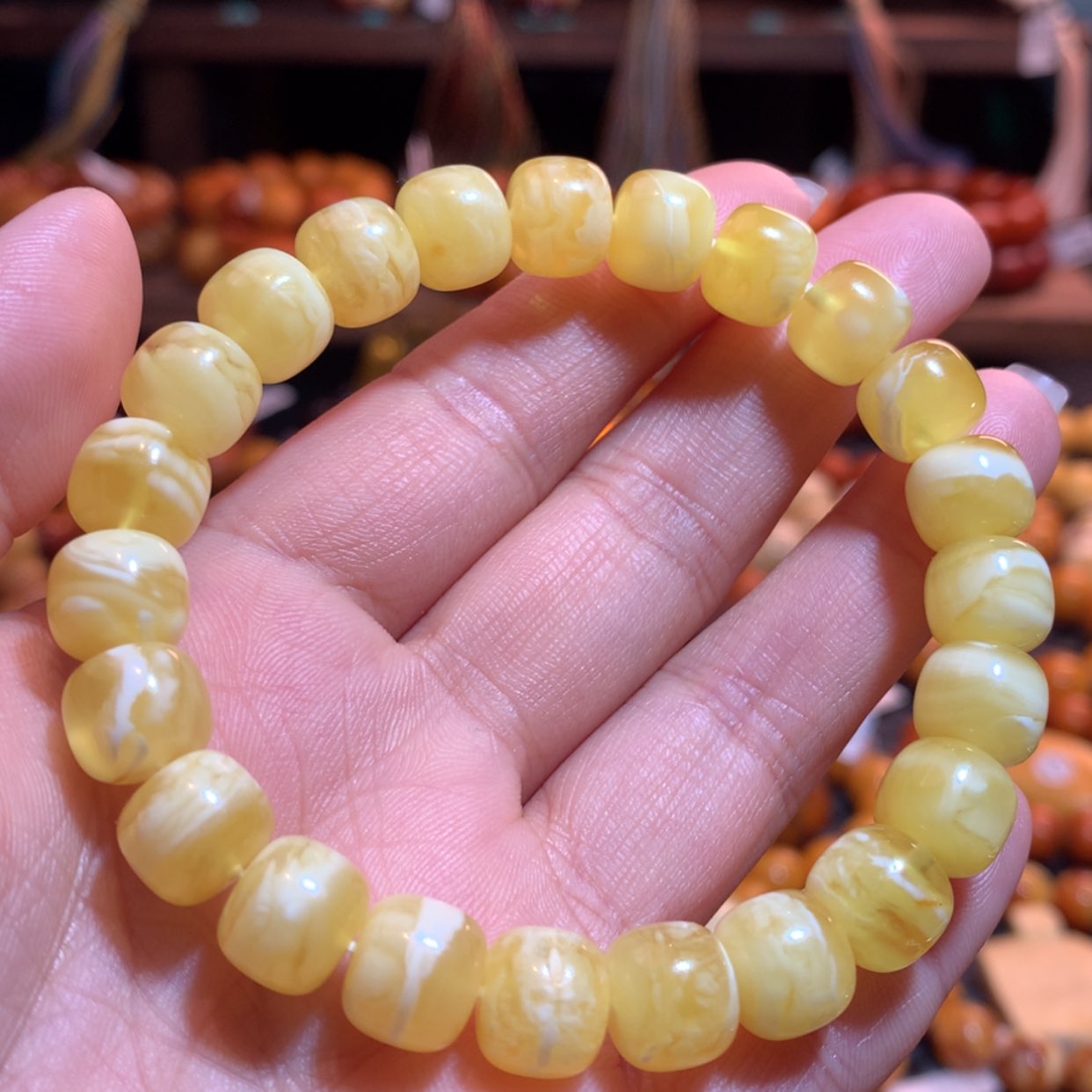 【闪购商品】手串蜜蜡未镶嵌蜜蜡手串